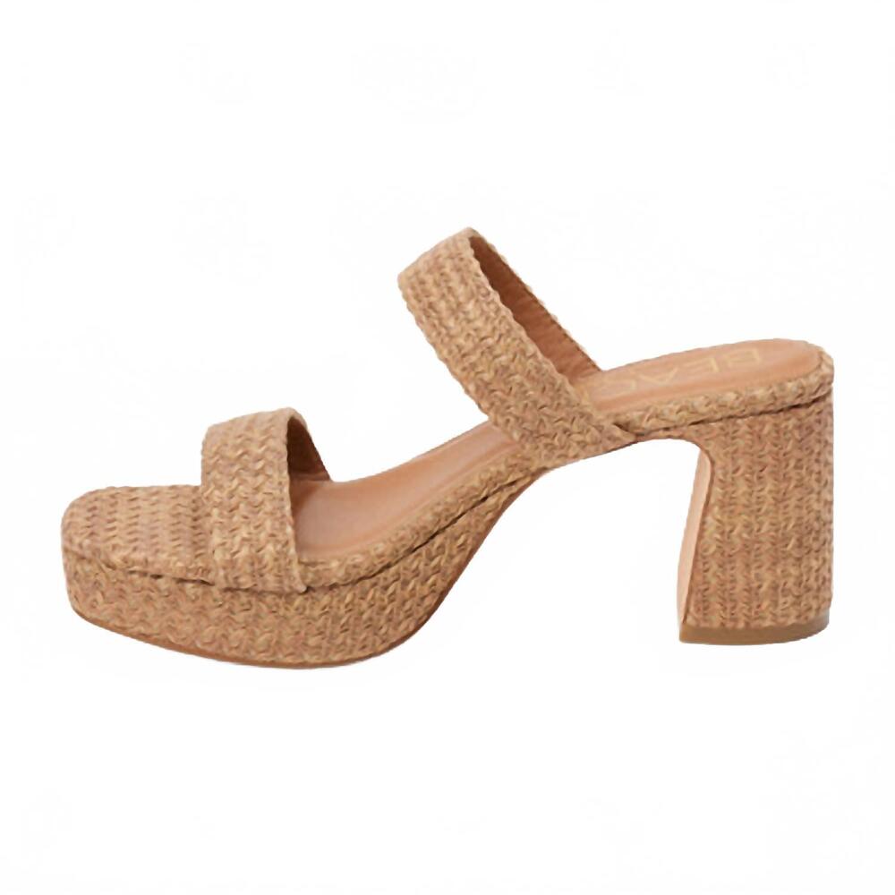 NEW MATISSE women's echo platform sandals in cognac - Picture 3 of 7